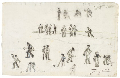 Catalog image of johan barthold jongkind | jeu de boules