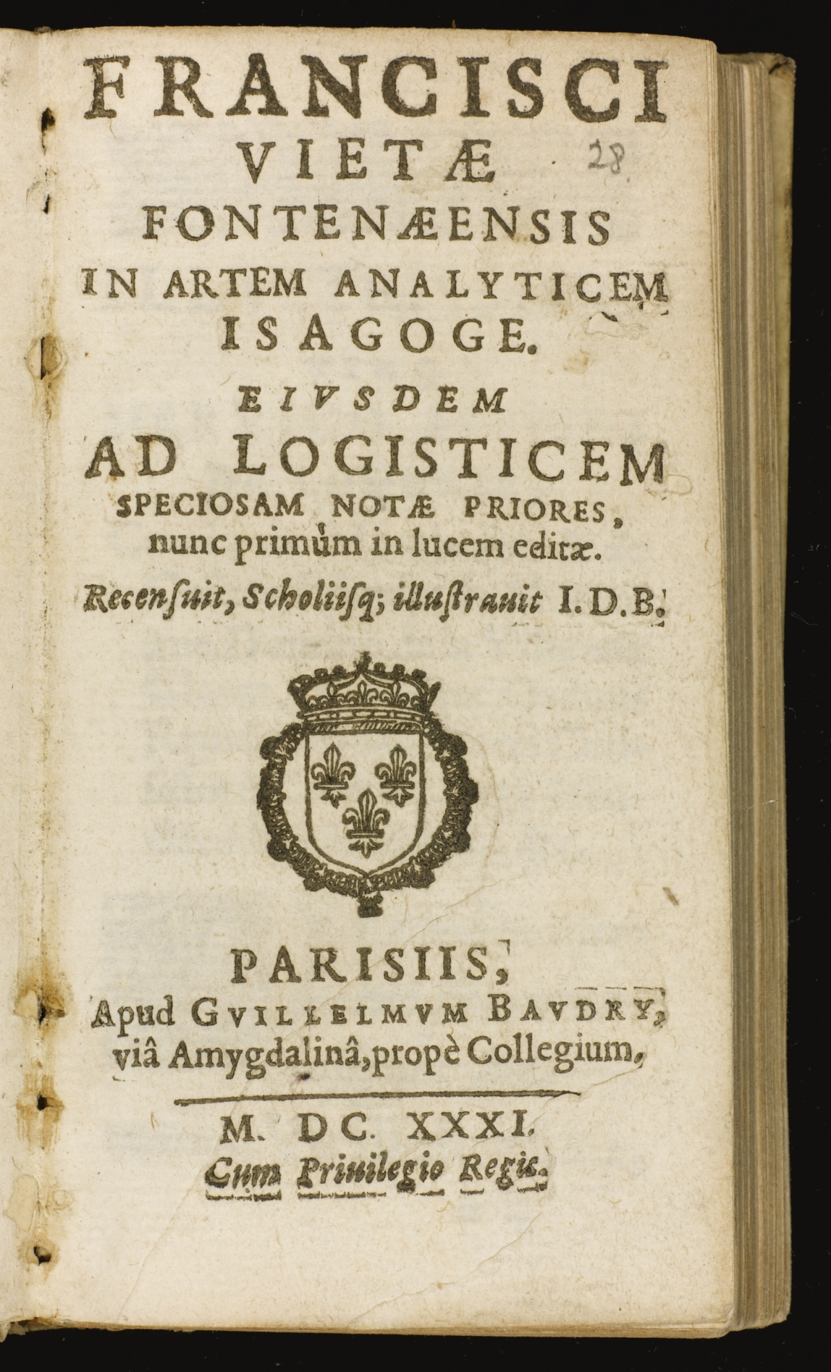 (213) Viète, François.