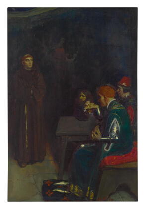 Catalog image of howard pyle | the duke of gloucester sends for edward maudelain