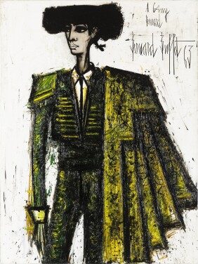 View 1 of Lot 1013: Bernard Buffet 貝爾納・布菲 | Bernard David en Torero 鬥牛士貝爾納・大衛