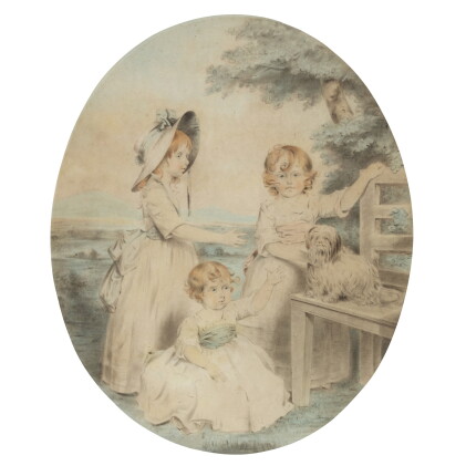 Catalog image of a group portrait of lady honora elizabeth hester lambart (1784-1856), lady soph…