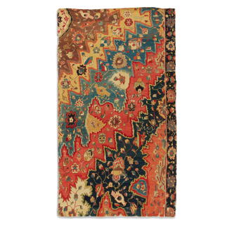 View 1 of Lot 14: A 'Portuguese' Carpet Fragment, Khurasan, Northeast Persia, first half 17th Century