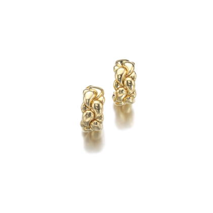 Catalog image of pair of gold earrings, 'casmir', chopard
