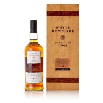View 1 of Lot 6557: Bowmore Trilogy 43 Year Old - White Bowmore 42.8 abv 1964 (1 BT70)
