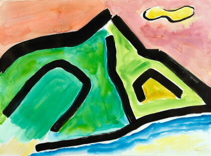Catalog image of etel adnan | untitled