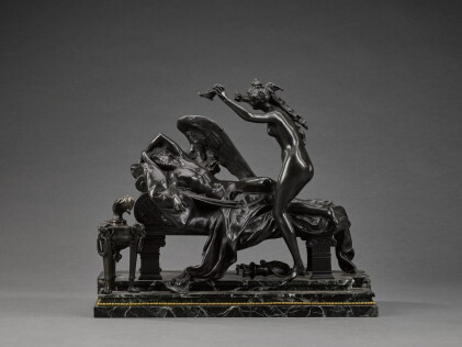 Catalog image of Cupidon et Psyché (Psyche waking the sleeping Cupid)