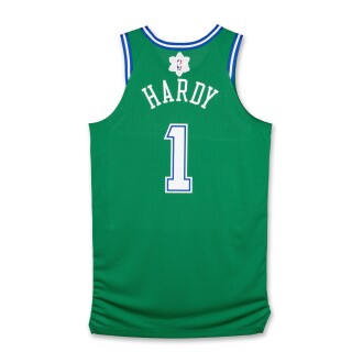 View 1 of Lot 32: Jaden Hardy ‘Christmas Day’ Dallas Mavericks 2025-2026 Game Issued Classic Edition Jersey 