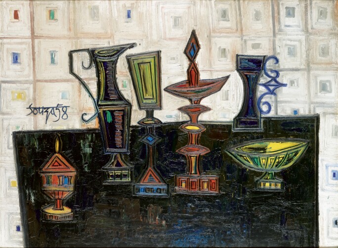 Francis Newton Souza, Still Life, 1958.