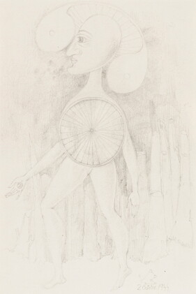 Catalog image of Femme surréaliste à la roue