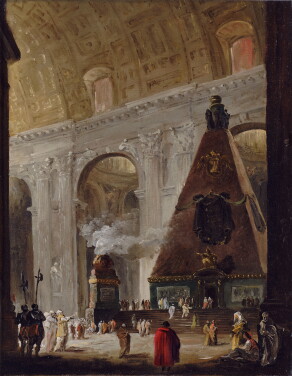 View 1 of Lot 31: Catafalque of Pope Benedict XIV in Saint Peter's Basilica, Rome