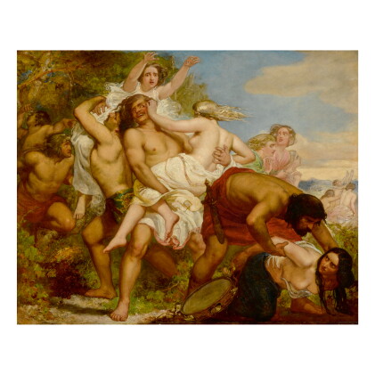 Catalog image of sir john everett millais, p.r.a. | the tribe of benjamin seizing the daughters …
