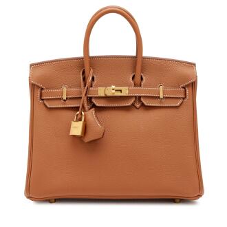 View 1 of Lot 79: Gold Togo Birkin 25 Gold Hardware, 2025