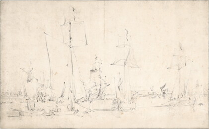 Catalog image of English vessels becalmed