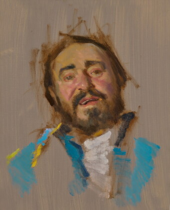 Catalog image of Luciano Pavarotti (A Sketch)