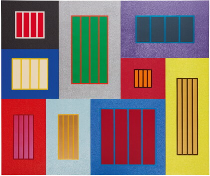 Catalog image of peter halley | clockstopper
