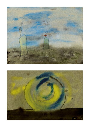 Catalog image of henri michaux | sans titre [2 oeuvres]