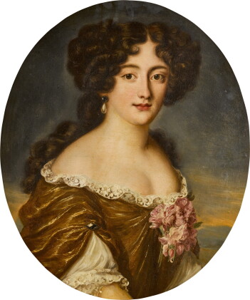Catalog image of Portrait of Ortensia Mancini, duchessa di Mazzarino (1646–1699), half-length, w…