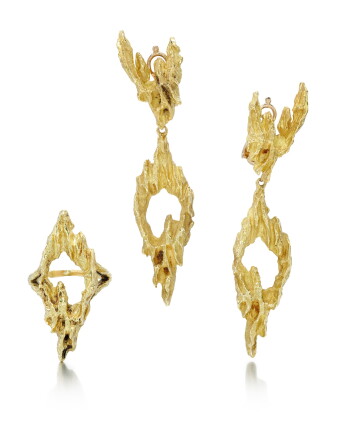 Catalog image of demi-parure, chaumet, 1970s