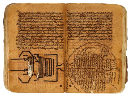 View 1 of Lot 22: Abi 'Abdullah Muhammad ibn 'Abd al-Malik ibn 'Abdullah ibn Muhammad ibn Muhammad ibn Muhammad al-Quraishi al-Bakri al-Murjani, Kitab simt al-la’ali, copied by the author, Mesopotamia, Probably Baghdad, dated 881 AH/1476-77 AD