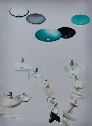 Catalog image of Hardware Store Collage - Bauhaus Bathroom Sinks #1 | 硬件商店拼圖系列 -- 包豪斯浴室水槽#1