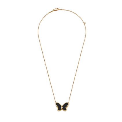Catalog image of Collier onyx et or | Onyx and gold necklace