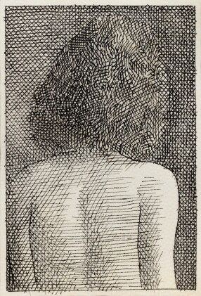 Catalog image of Femme à mi-corps, vue de dos