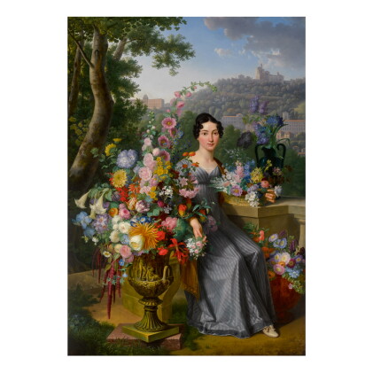 Catalog image of jean-françois bony | portrait of mademoiselle albert, full-length, seated in a …