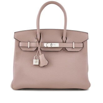 View 1 of Lot 102: Glycine Togo Birkin 30 Palladium Hardware, 2015