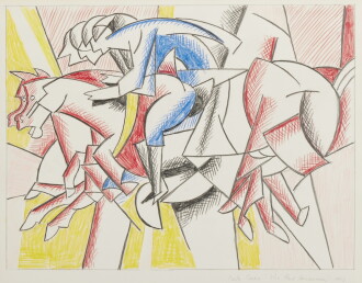 View 1 of Lot 347: The Red Horseman (Study)