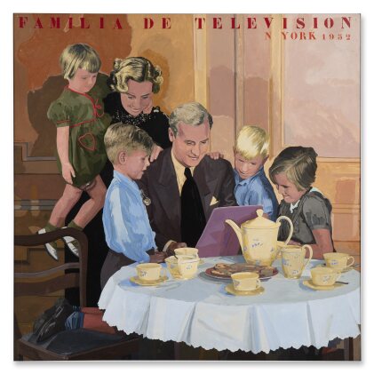 View 1 of Lot 75: Familia de Televisión, New York 1952