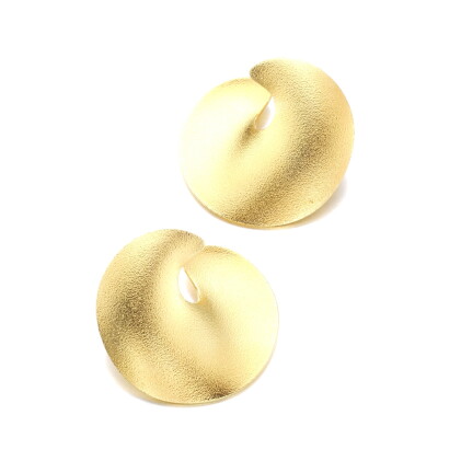 Catalog image of pair of aluminium ear clips, 'valerie'