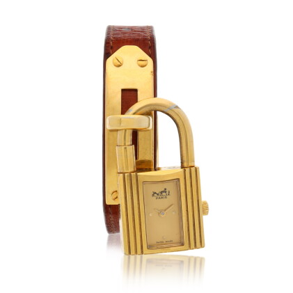 Catalog image of Kelly, A gold plated wristwatch, Circa 2000