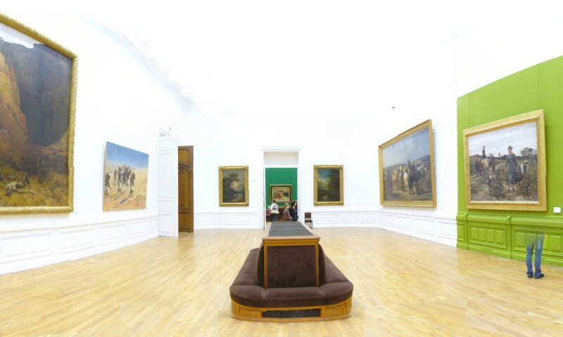 Interior view of the Musée d'Arts de Nantes.