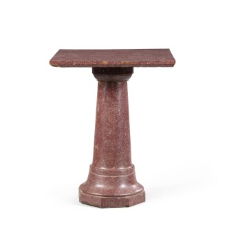 View 1 of Lot 22: The Hever Castle Porphyry Table, 1st/2nd century A.D. and later | Une table en porphyre du Château d'Hever, vers le Ier/IIe siècle ap. J.-C. avec des additions ultérieures