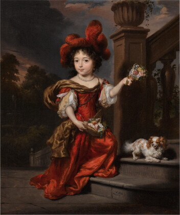 Catalog image of Portrait of Beatrix Van Alphen (1672–1728) at the age of five, full-length, wea…