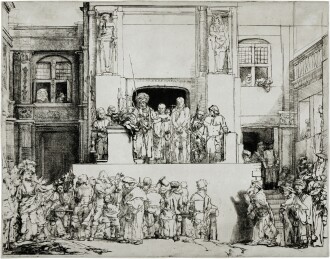 View 1 of Lot 13: Christ Presented to the People: Oblong Plate