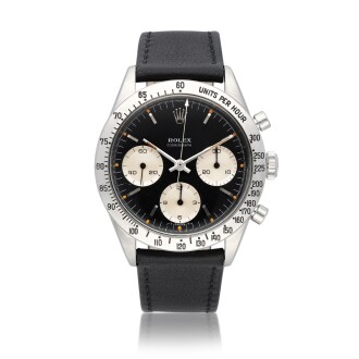 View 1 of Lot 2: ‘The Badger’ Daytona, Ref. 6239 | A stainless steel chronograph wristwatch | Circa 1964