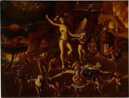Catalog image of A witchcraft scene