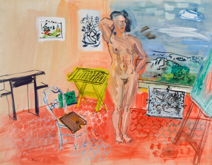 Catalog image of raoul dufy | nu dans l'atelier