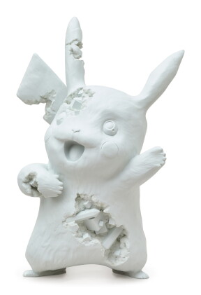 Catalog image of blue crystalized pikachu | 結晶的皮卡丘（藍）