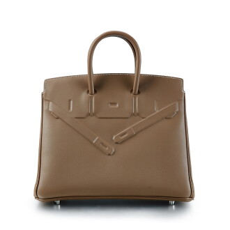 View 1 of Lot 8433: Etoupe Swift Birkin Shadow 25, 2021
