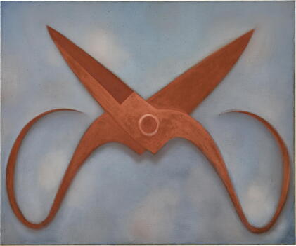 Catalog image of mao xuhui 毛旭輝 | earth red scissors 土紅色剪刀