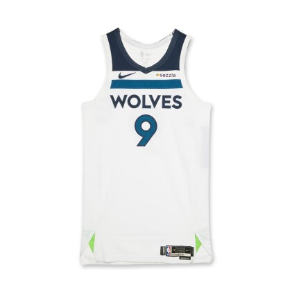 View 1 of Lot 30: Nickeil Alexander-Walker ‘Christmas Day’ Minnesota Timberwolves 2024-2025 Game Worn Association Edition Jersey 