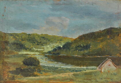 Catalog image of Landscape with Mill, Study