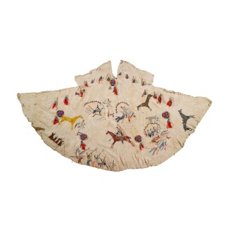 View 1 of Lot 459: Shoshone Pictorial Model Tipi Cover, Great Plains