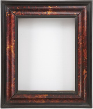 View 1 of Lot 240: An Italian tortoiseshell and ebonised rectangular frame, probably 17th century