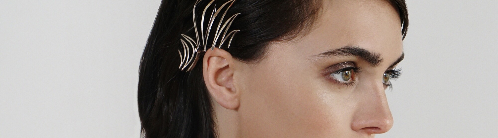 Louise Hoop Earrings, Wearable Sculpture, Art