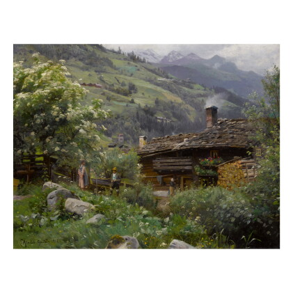Catalog image of peder mønsted | a cottage in gastein, austria