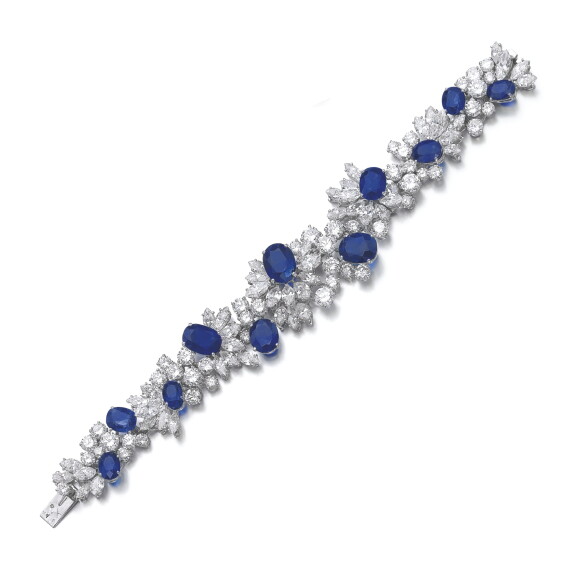 Sapphire and diamond bracelet, Alexandre Reza