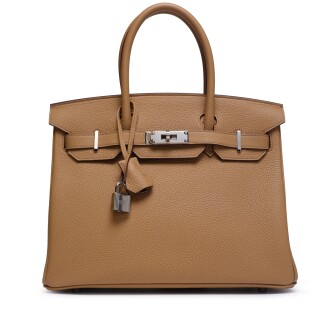 View 1 of Lot 4: Biscuit Togo Birkin 30 Palladium Hardware, 2023